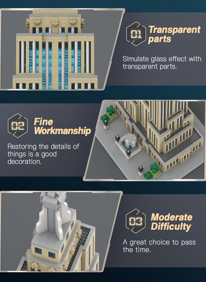 dOvOb Architecture Empire Building Micro Blocks Set（3819PCS） - World Famous Architectural Model Toys Gifts for Kid and Adult - Image 5